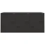 Mueble para TV de acero negro 99x39x44 cm de vidaXL, Muebles TV - Ref: Foro24-841643, Precio: 88,12 €, Descuento: %