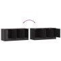 Mueble para TV de acero negro 99x39x44 cm de vidaXL, Muebles TV - Ref: Foro24-841643, Precio: 89,49 €, Descuento: %
