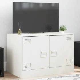 Mueble para TV de acero blanco 67x39x44 cm de vidaXL, Muebles TV - Ref: Foro24-841641, Precio: 60,38 €, Descuento: %
