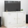 Mueble para TV de acero blanco 67x39x44 cm de vidaXL, Muebles TV - Ref: Foro24-841641, Precio: 60,96 €, Descuento: %