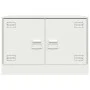 Mueble para TV de acero blanco 67x39x44 cm de vidaXL, Muebles TV - Ref: Foro24-841641, Precio: 60,38 €, Descuento: %