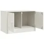 Mueble para TV de acero blanco 67x39x44 cm de vidaXL, Muebles TV - Ref: Foro24-841641, Precio: 60,38 €, Descuento: %