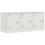 Mueble para TV de acero blanco 99x39x44 cm de vidaXL, Muebles TV - Ref: Foro24-841648, Precio: 92,42 €, Descuento: %