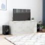 Mueble para TV de acero blanco 99x39x44 cm de vidaXL, Muebles TV - Ref: Foro24-841648, Precio: 92,42 €, Descuento: %