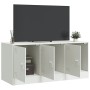 Mueble para TV de acero blanco 99x39x44 cm de vidaXL, Muebles TV - Ref: Foro24-841648, Precio: 92,42 €, Descuento: %