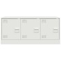 Mueble para TV de acero blanco 99x39x44 cm de vidaXL, Muebles TV - Ref: Foro24-841648, Precio: 92,42 €, Descuento: %