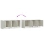 Mueble para TV de acero blanco 99x39x44 cm de vidaXL, Muebles TV - Ref: Foro24-841648, Precio: 92,42 €, Descuento: %