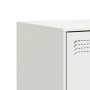 Mueble para TV de acero blanco 99x39x44 cm de vidaXL, Muebles TV - Ref: Foro24-841648, Precio: 92,42 €, Descuento: %