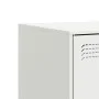 Mueble para TV de acero blanco 99x39x44 cm de vidaXL, Muebles TV - Ref: Foro24-841648, Precio: 64,34 €, Descuento: %
