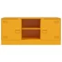 Mueble para TV de acero amarillo mostaza 99x39x44 cm de vidaXL, Muebles TV - Ref: Foro24-841688, Precio: 79,55 €, Descuento: %