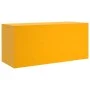 Mueble para TV de acero amarillo mostaza 99x39x44 cm de vidaXL, Muebles TV - Ref: Foro24-841688, Precio: 79,55 €, Descuento: %