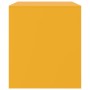 Mueble para TV de acero amarillo mostaza 67x39x44 cm de vidaXL, Muebles TV - Ref: Foro24-841697, Precio: 61,87 €, Descuento: %