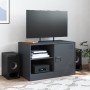 Mueble para TV de acero gris antracita 67x39x44 cm de vidaXL, Muebles TV - Ref: Foro24-841695, Precio: 61,87 €, Descuento: %