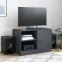 Mueble para TV de acero gris antracita 67x39x44 cm de vidaXL, Muebles TV - Ref: Foro24-841695, Precio: 61,29 €, Descuento: %