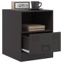 Mesitas de noche 2 unidades acero negro 34,5x39x44 cm de vidaXL, Mesitas de noche - Ref: Foro24-841752, Precio: 77,84 €, Desc...