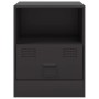 Mesitas de noche 2 unidades acero negro 34,5x39x44 cm de vidaXL, Mesitas de noche - Ref: Foro24-841752, Precio: 77,84 €, Desc...