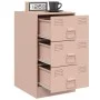Mesitas de noche 2 unidades acero rosa 34,5x39x62 cm de vidaXL, Mesitas de noche - Ref: Foro24-841778, Precio: 139,84 €, Desc...