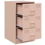 Mesitas de noche 2 unidades acero rosa 34,5x39x62 cm de vidaXL, Mesitas de noche - Ref: Foro24-841778, Precio: 141,22 €, Desc...