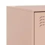 Mesitas de noche 2 unidades acero rosa 34,5x39x62 cm de vidaXL, Mesitas de noche - Ref: Foro24-841778, Precio: 139,84 €, Desc...