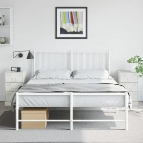 Mesitas de noche 2 unidades acero blanco 34,5x39x62 cm de vidaXL, Mesitas de noche - Ref: Foro24-841786, Precio: 139,84 €, De...