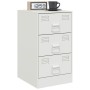 Mesitas de noche 2 unidades acero blanco 34,5x39x62 cm de vidaXL, Mesitas de noche - Ref: Foro24-841786, Precio: 141,22 €, De...