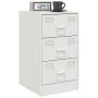 Mesitas de noche 2 unidades acero blanco 34,5x39x62 cm de vidaXL, Mesitas de noche - Ref: Foro24-841786, Precio: 139,84 €, De...
