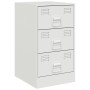 Mesitas de noche 2 unidades acero blanco 34,5x39x62 cm de vidaXL, Mesitas de noche - Ref: Foro24-841786, Precio: 141,22 €, De...