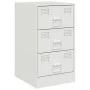 Mesitas de noche 2 unidades acero blanco 34,5x39x62 cm de vidaXL, Mesitas de noche - Ref: Foro24-841786, Precio: 139,84 €, De...