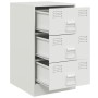 Mesitas de noche 2 unidades acero blanco 34,5x39x62 cm de vidaXL, Mesitas de noche - Ref: Foro24-841786, Precio: 141,22 €, De...