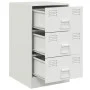 Mesitas de noche 2 unidades acero blanco 34,5x39x62 cm de vidaXL, Mesitas de noche - Ref: Foro24-841786, Precio: 139,84 €, De...