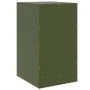 Mesitas de noche 2 unidades acero verde oliva 34,5x39x62 cm de vidaXL, Mesitas de noche - Ref: Foro24-841784, Precio: 139,84 ...