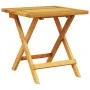 Tumbona con cojín y mesa madera maciza de acacia de vidaXL, Tumbonas - Ref: Foro24-3206363, Precio: 269,68 €, Descuento: %