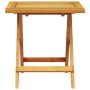 Tumbona con cojín y mesa madera maciza de acacia de vidaXL, Tumbonas - Ref: Foro24-3206363, Precio: 268,85 €, Descuento: %