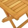 Tumbona con cojín y mesa madera maciza de acacia de vidaXL, Tumbonas - Ref: Foro24-3206363, Precio: 269,68 €, Descuento: %