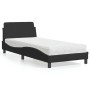 Cama con colchón terciopelo negro 90x190 cm de vidaXL, Camas y somieres - Ref: Foro24-3208313, Precio: 232,38 €, Descuento: %