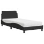 Cama con colchón terciopelo negro 90x190 cm de vidaXL, Camas y somieres - Ref: Foro24-3208313, Precio: 232,38 €, Descuento: %