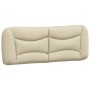 Cama con colchón tela color crema 120x200 cm de vidaXL, Camas y somieres - Ref: Foro24-3208525, Precio: 379,72 €, Descuento: %