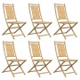 Sillas de jardín plegables 6 unidades bambú 46x66x99 cm de vidaXL, Sillas de jardín - Ref: Foro24-3278512, Precio: 414,27 €, ...