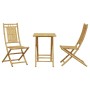 Juego de mesa y sillas de jardín 3 piezas bambú de vidaXL, Conjuntos de jardín - Ref: Foro24-3278525, Precio: 197,87 €, Descu...
