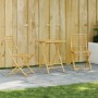 Juego de mesa y sillas de jardín 3 piezas bambú de vidaXL, Conjuntos de jardín - Ref: Foro24-3278527, Precio: 193,09 €, Descu...