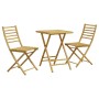Juego de mesa y sillas de jardín 3 piezas bambú de vidaXL, Conjuntos de jardín - Ref: Foro24-3278527, Precio: 193,09 €, Descu...