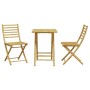 Juego de mesa y sillas de jardín 3 piezas bambú de vidaXL, Conjuntos de jardín - Ref: Foro24-3278527, Precio: 193,09 €, Descu...