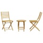 Juego de mesa y sillas de jardín 3 piezas bambú de vidaXL, Conjuntos de jardín - Ref: Foro24-3278533, Precio: 178,06 €, Descu...