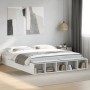 Estructura de cama madera de ingeniería blanca 180x200 cm de vidaXL, Camas y somieres - Ref: Foro24-3280545, Precio: 193,67 €...