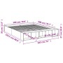 Estructura de cama madera de ingeniería blanca 180x200 cm de vidaXL, Camas y somieres - Ref: Foro24-3280545, Precio: 193,67 €...