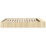 Estructura de cama madera de ingeniería roble Sonoma 180x200 cm de vidaXL, Camas y somieres - Ref: Foro24-3280547, Precio: 14...