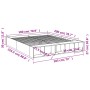 Estructura de cama madera de ingeniería roble Sonoma 180x200 cm de vidaXL, Camas y somieres - Ref: Foro24-3280547, Precio: 14...