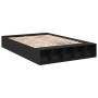Estructura de cama madera de ingeniería negra 160x200 cm de vidaXL, Camas y somieres - Ref: Foro24-3280553, Precio: 195,54 €,...