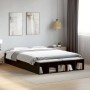 Estructura de cama madera de ingeniería negra 160x200 cm de vidaXL, Camas y somieres - Ref: Foro24-3280553, Precio: 195,54 €,...