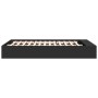 Estructura de cama madera de ingeniería negra 160x200 cm de vidaXL, Camas y somieres - Ref: Foro24-3280553, Precio: 195,54 €,...